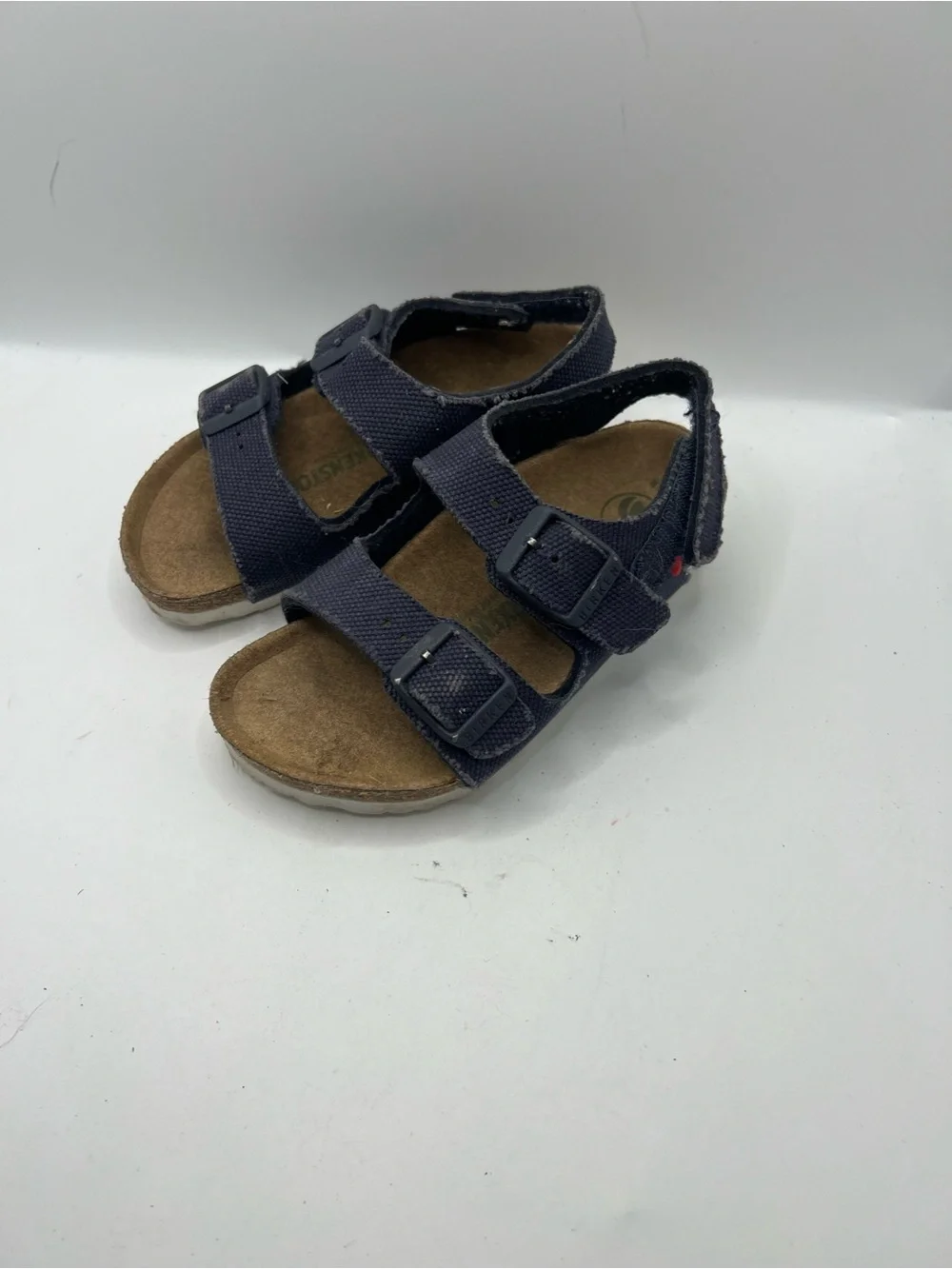Birkenstock Navy Kids Double-Strap Open-Toe Sandals